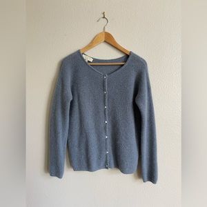 Sezane Gaspard Cardigan in Vintage Blue | Size S